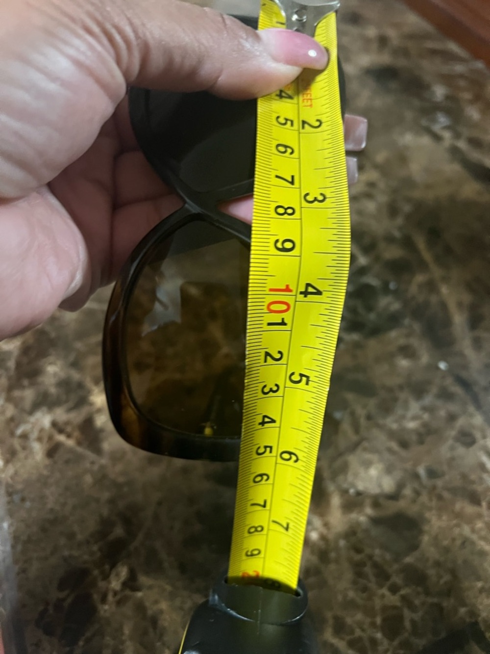 Tom Ford Black Chunky Oversized Sunglasses - Picture 6 of 6